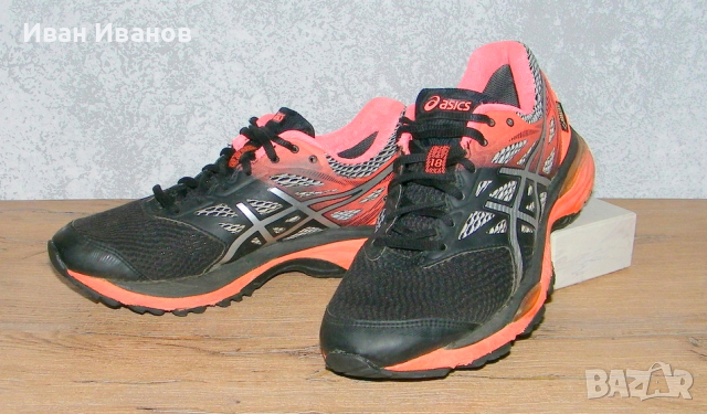 водоустойчиви маратонки Asics Gel-Cumulus 18 GTX Gore-tex   номер 37,5, снимка 6 - Маратонки - 36275312
