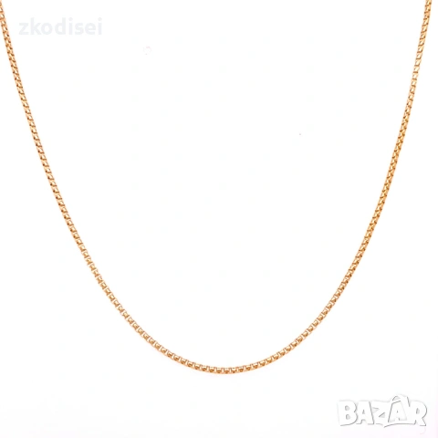 Златен синджир 3,55гр. 44,0см. 14кр. проба:585 модел:37716-3, снимка 2 - Колиета, медальони, синджири - 53768763