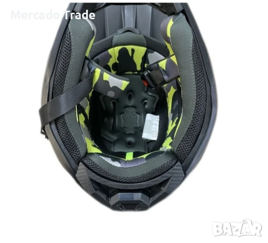 Детска кросова каска Mercado Trade, XS, S размер, Черен мат, снимка 5 - Аксесоари и консумативи - 51178170