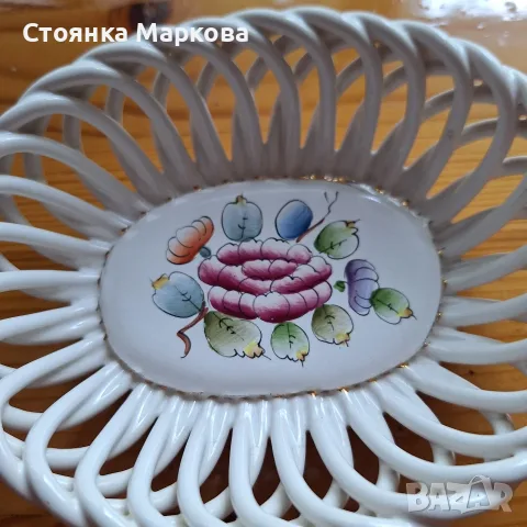 Herend Hungary -малка порцеланова купичка, снимка 4 - Декорация за дома - 55935846