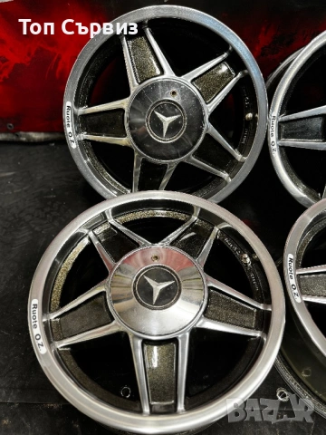 Ретро алуминиеви джанти за Мерцедес (Mercedes), 15 цола, 5x112, снимка 6 - Гуми и джанти - 53621737