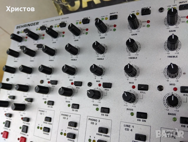 DJ Миксер BEHRINGER, снимка 10 - Ресийвъри, усилватели, смесителни пултове - 50476702
