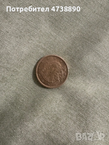 Колекционерска монета на Италия 10 евро цента