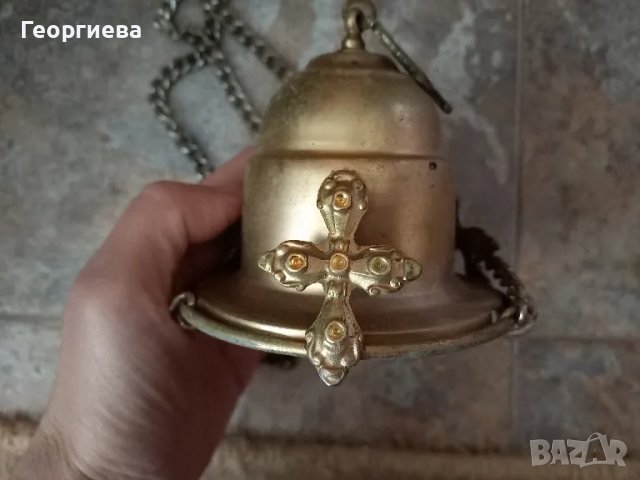 Бронзово кандило , снимка 11 - Антикварни и старинни предмети - 50318642