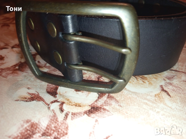 Нов Мъжки Колан Изцяло от Естествена Кожа 100см., снимка 11 - Колани - 52675782