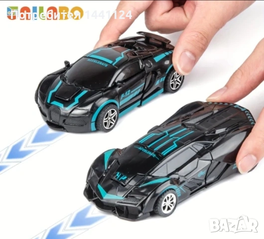 Кола играчка ,трансформиращ робот!, снимка 3 - Коли, камиони, мотори, писти - 53643426