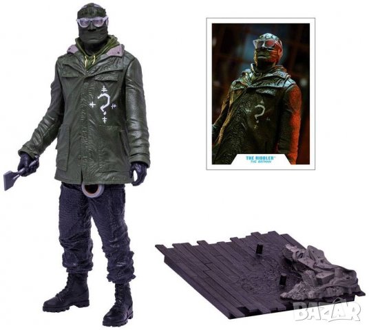 Статуетка McFarlane DC Comics: The Batman - Riddler, 30 cm, снимка 5 - Колекции - 38895671