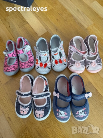 Пантофи за момиче 23 24 25 26 27 размер