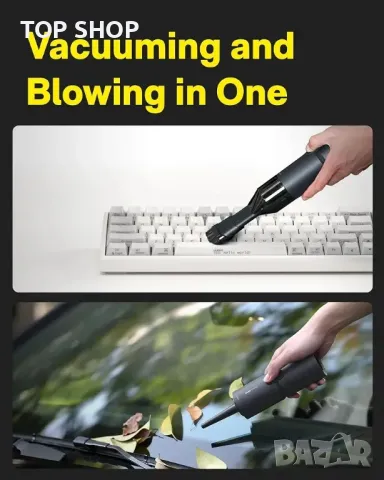 Безжична ръчна прахосмукачка HOTO, настолна прахосмукачка,, снимка 6 - Прахосмукачки - 48792776