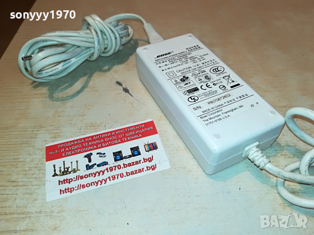 BOSE PSM36W-201 POWER SUPPLY-WHITE ВНОС ENGLAND 1204222047, снимка 4 - Други - 36437266