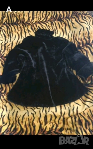 Елегантно дебело, пухкаво еко палто, снимка 1 - Палта, манта - 53162445