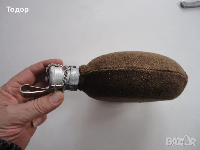 Войнишка алуминиева манерка , снимка 5 - Антикварни и старинни предмети - 49100461