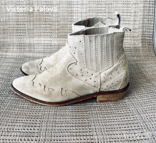 Детски ботуши MANGO KIDS естествена кожа , снимка 15 - Детски боти и ботуши - 51452600