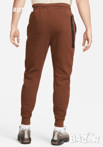 Мъжки комплект Nike Tech Fleece Brown - размер S, снимка 11 - Спортни дрехи, екипи - 42721175