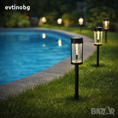 Градинската соларна лампа XF-2902 - стилно и практично решение за осветление на двор, алеи и тераси, снимка 3 - Соларни лампи - 53801889