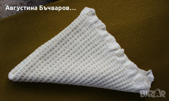 Ръчно плетена пелена за бебе (100х100), снимка 2 - Други - 51341357