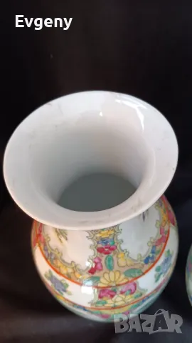 Китайски керамични вази, снимка 7 - Вази - 49243074