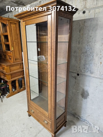 Кристалиера в стил Рустик, снимка 2 - Секции и витрини - 53566009