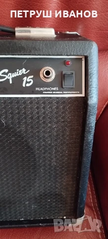Продавам кубе за китара Squier by Fender 15w, снимка 6 - Китари - 50946368