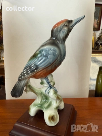Порцеланова фигура "Птица. КЪЛВАЧ" №7386, снимка 2 - Колекции - 51881355