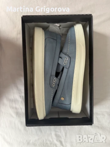 Сини еспадрили/мокасини естествена кожа , снимка 6 - Други - 51051406