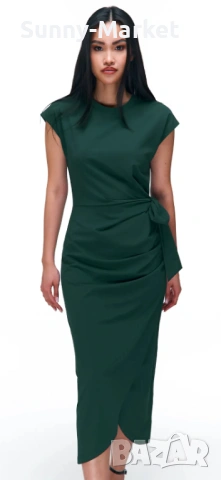 Дамска рокля , дълга рокля , червена , черна , зелена, снимка 9 - Рокли - 53505484