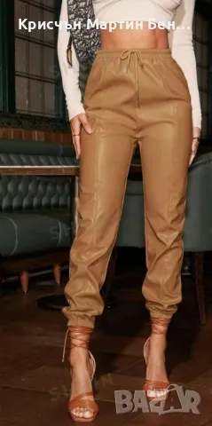 Кожен Панталон SHEIN, снимка 5 - Панталони - 43970446