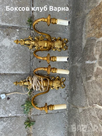 Месинг полилей , Месинг аплици и др, снимка 5 - Антикварни и старинни предмети - 50774261