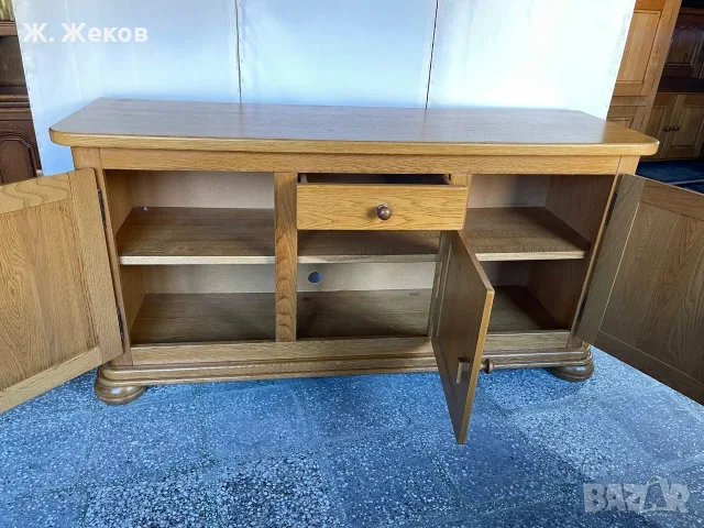 Масивен дъбов шкаф / скрин, снимка 6 - Скринове - 56170442