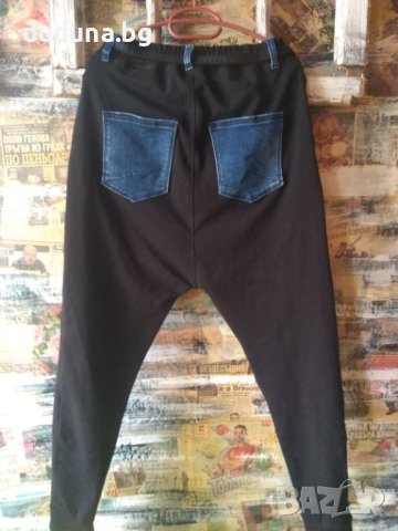 Чаровен дамски сет потури и тениска с деним в уникален стил!, снимка 5 - Комплекти - 41471156