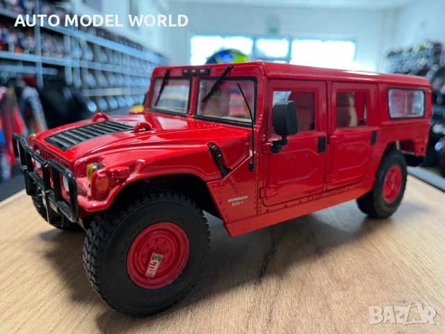 Метална колекционерска количка модел HUMMER H1 1999г. 1:18 MAISTO, снимка 2 - Колекции - 52794811