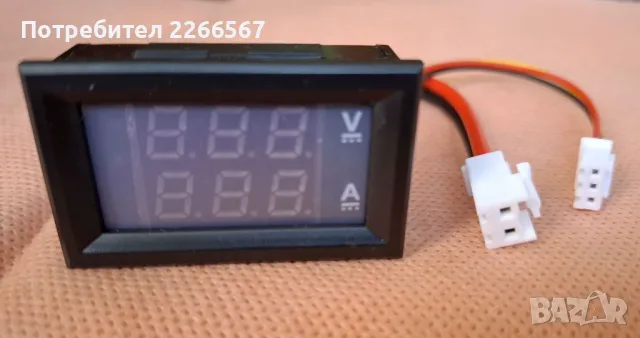 Мини LED индикатори за напрежение и ток - волтметър и амперметър, снимка 2 - Друга електроника - 49874040