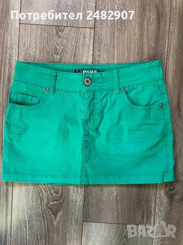 Дамска дънкова пола, снимка 2 - Поли - 53497843