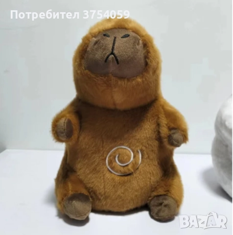 Дишаща Капибара, Успокояваща бебешка играчка със светлинаx 6,4 см; Тегло: 520 гр; Материали: Високок, снимка 2 - Плюшени играчки - 52397615