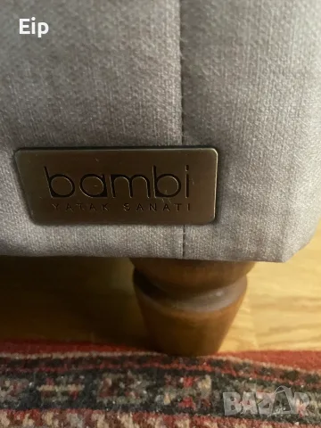 Тапицирано легло Bambi с място за съхранение Ново 160 х 200 см (650€), снимка 5 - Спални и легла - 55966935