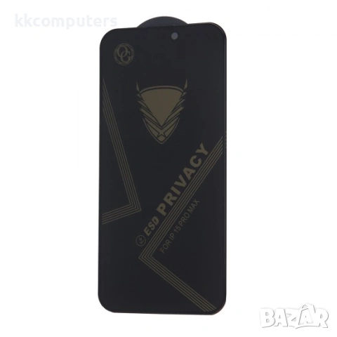 Стъклен протектор за дисплей OG Premium Privacy с цяло лепило, За Samsung Galaxy S26 Plus, Черен