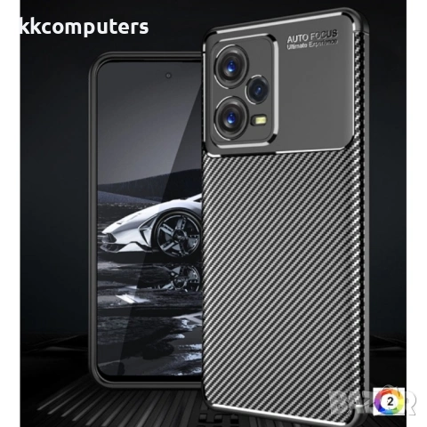 Xiaomi Redmi Note 12 Pro 5G / Poco X5 Pro 5G Удароустойчив Carbon Fiber Калъф и Протектор, снимка 3 - Калъфи, кейсове - 53233909