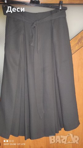РАЗПРОДАЖБА-черна пола с коланче на H&M, снимка 1 - Поли - 41387056