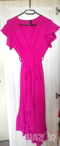 Бонбонено розова рокля М, снимка 1 - Рокли - 41665242