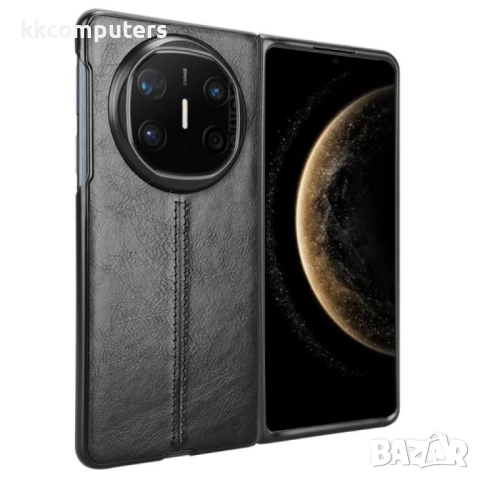 Huawei Mate X6 Удароустойчив Sewing Cow Pattern Калъф и Скрийн Протектор