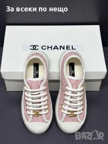 Chanel Дамски Маратонки👟Дамски Спортни Обувки Шанел👟Кецове Код E95, снимка 5 - Кецове - 55795361