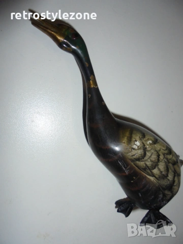 № 8518  стара метална фигурка на патица  , снимка 7 - Други ценни предмети - 53688164