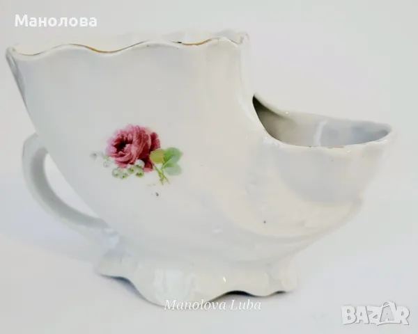 Стара немска сапунерка за бръснене, произведена в началото на миналия века. 🪒, снимка 5 - Други ценни предмети - 50214803