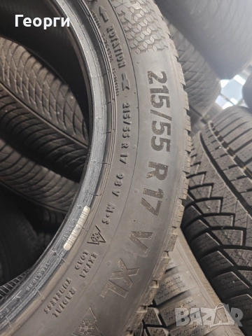 4бр. зимни гуми 215/55/17 Continental, снимка 4 - Гуми и джанти - 52000877