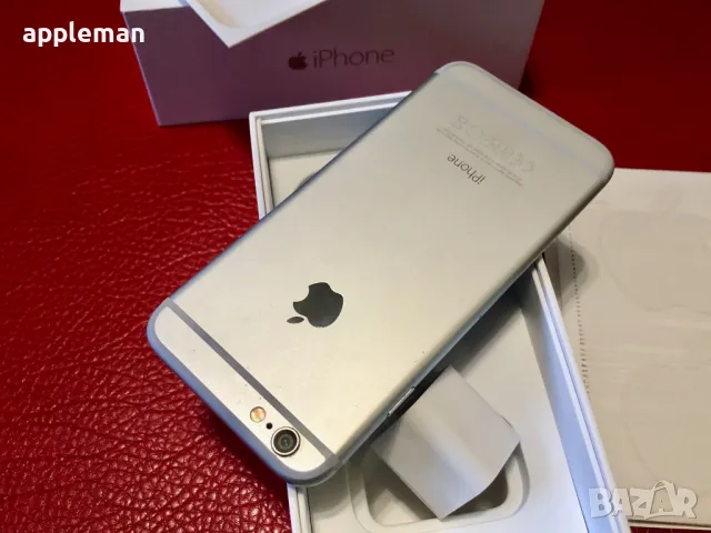 Apple iPhone 6 64Gb Silver Фабрично отключен Батерия 100%, снимка 7 - Apple iPhone - 49715472
