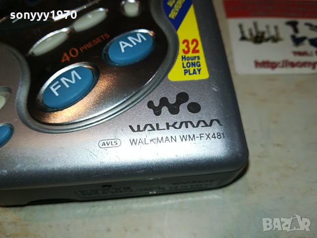 sony wm-fx481 reverse & tuner walkman-внос swiss 0403221827, снимка 5 - Радиокасетофони, транзистори - 35993912