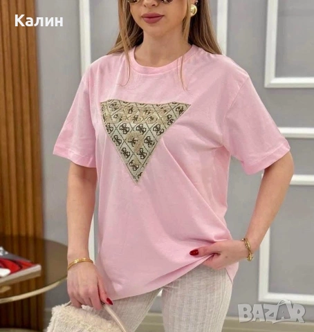 Дамски тениски Guess - три цвята - 23€, снимка 3 - Тениски - 53579041