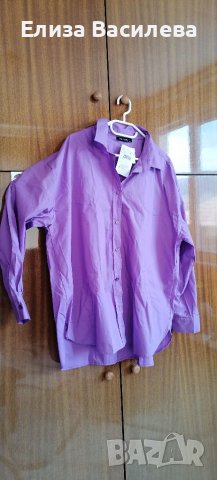 Продавам нова лилава дамска риза, снимка 1 - Ризи - 41765526