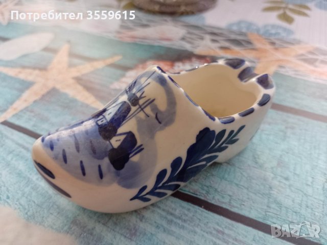 керамичен сувенир обувка от Холандия, снимка 2 - Колекции - 40892657