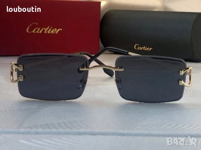 Мъжки слънчеви очила правоъгълни черни дамски унисекс, снимка 4 - Слънчеви и диоптрични очила - 51726681